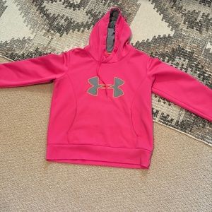 Women’s underarmour pink hoodie size large